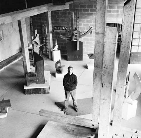 atelier de sculptures en 1963