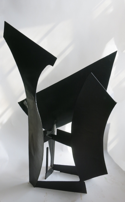 Sculpture Marino di Teana 1954 acier peinte en noir