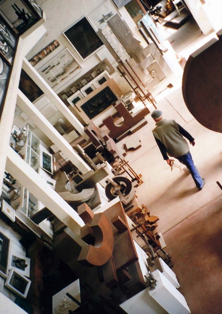 Marino di Teana dans son atelier