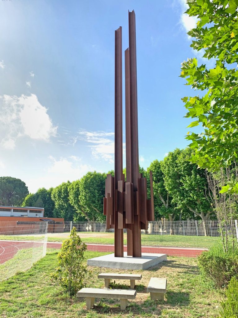 Hommage à Laurent le Magnifique 1972 Sculpture monumentale rénovée en 2021